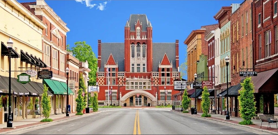 Downtown Bardstown Main Street Historic Architecture